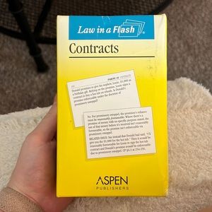 Law in a Flash Contracts Study Cards